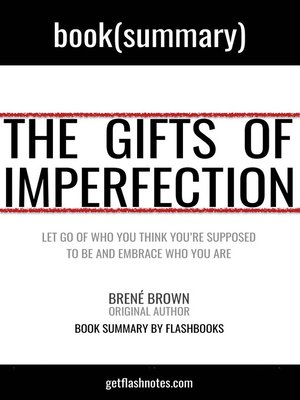 cover image of The Gifts of Imperfection by Brené Brown